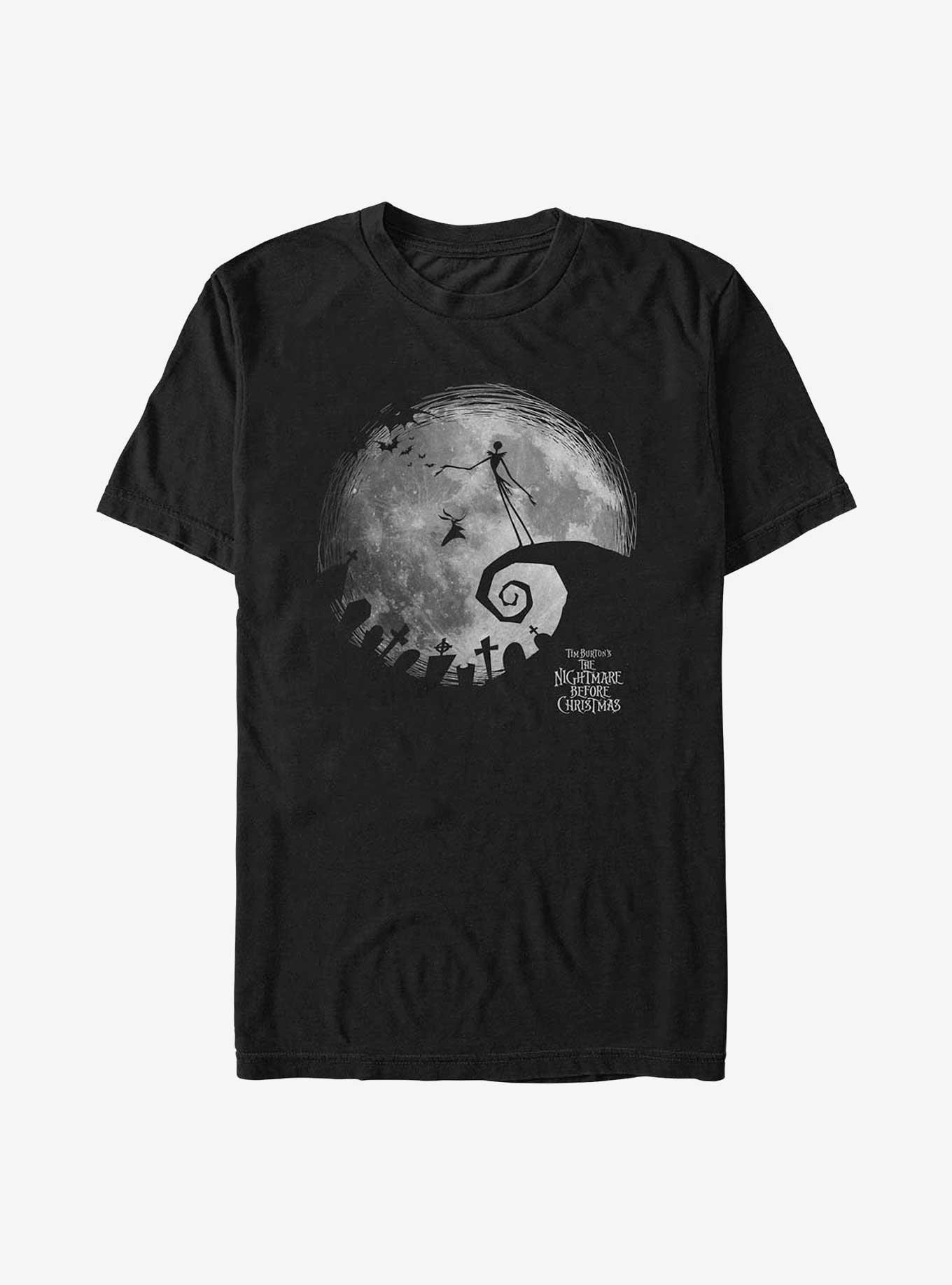 The Nightmare Before Christmas Jack Skellington Night Moon Extra Soft T-Shirt T-Shirt | Premium Graphic | Trending Now