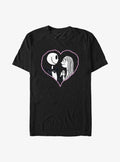 The Nightmare Before Christmas Jack & Sally Heart Stitch Extra Soft T-Shirt