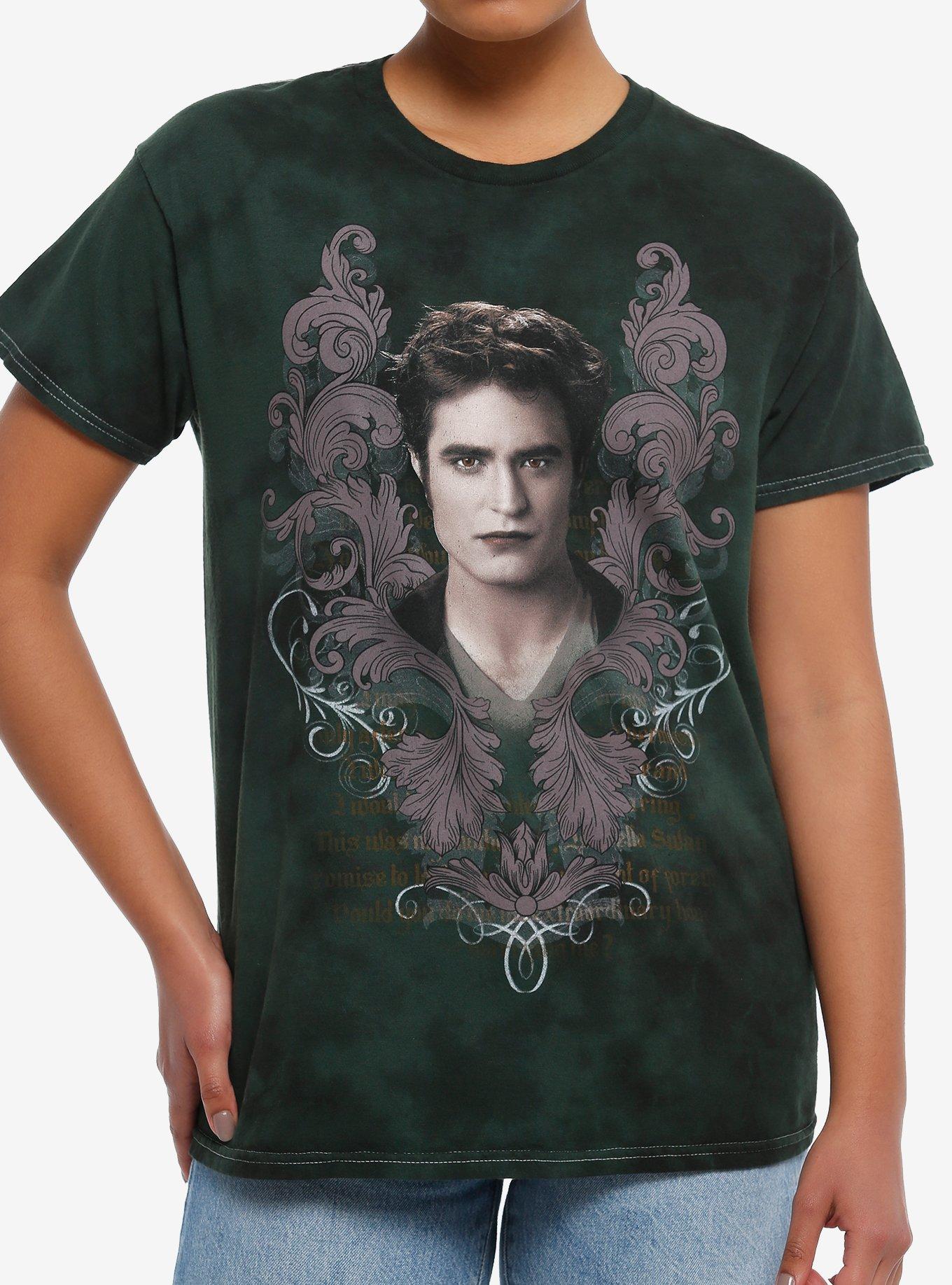 The Twilight Saga Edward TieDye Boyfriend Fit Girls TShirt Graphic Tee | Graphic Tee | Unisex Shirt | Perfect Gift For Fans