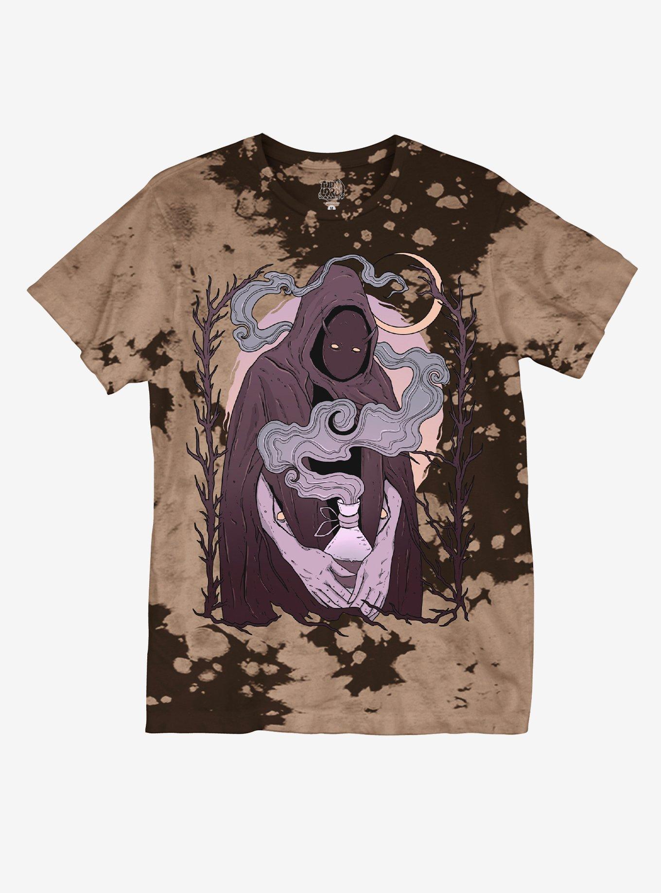 Mystical Figure Wash Boyfriend Fit Girls T-Shirt By Toon Lord T-Shirt | Exclusive Edition | High Demand Item