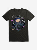 Coraline The Cat Swirl And Stars T-Shirt | Premium Unisex T-Shirt, Trending Graphic Tee