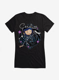 Coraline The Cat Swirl And Stars Girls T-Shirt | Premium Unisex T-Shirt, Trending Graphic Tee