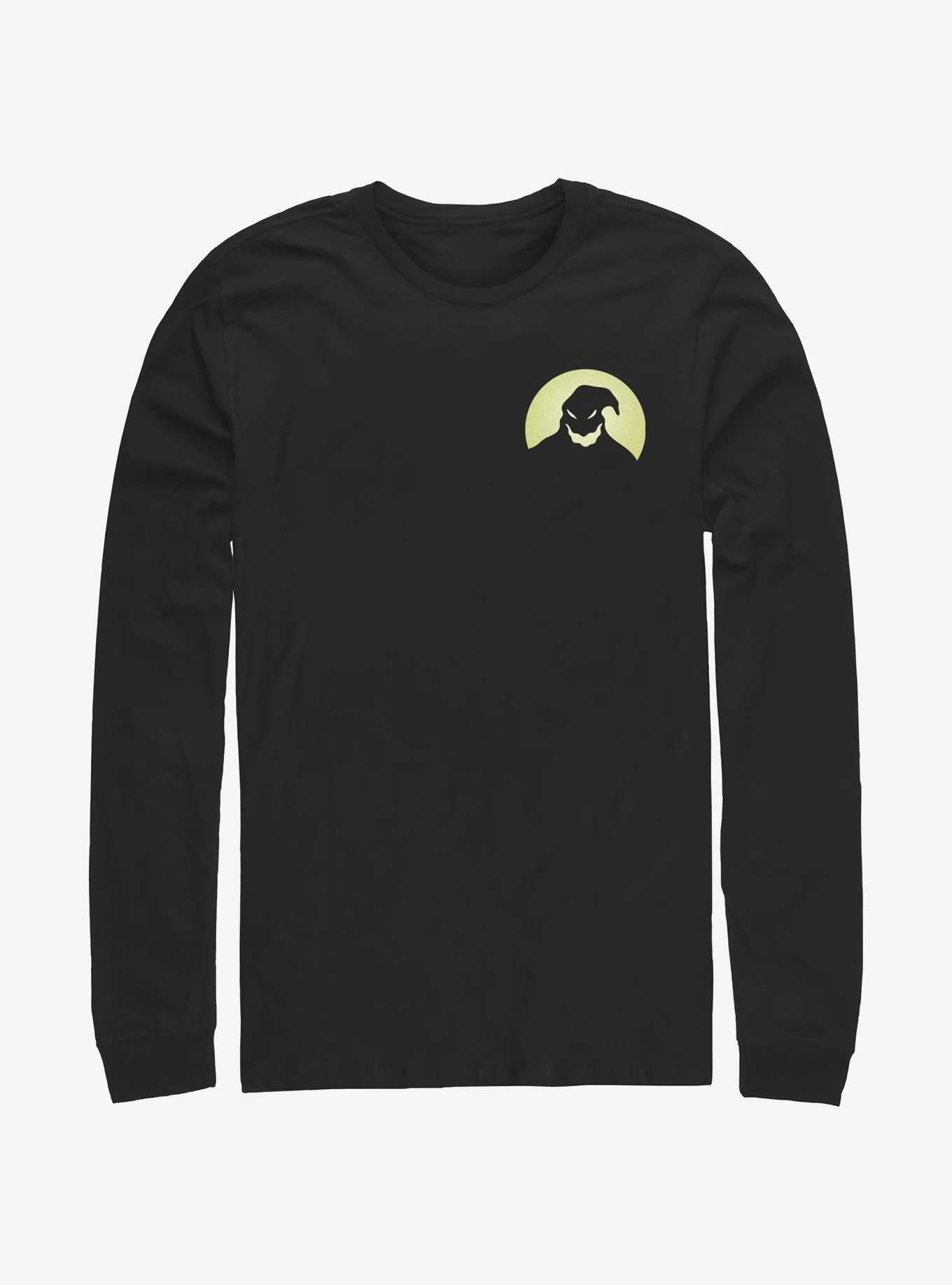 The Nightmare Before Christmas Oogie Boogie Pocket Long-sleeve T-shirt | Trendy Graphic Tee | Casual Unisex T-shirt