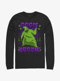 Disney The Nightmare Before Christmas Oogie Boogie Christmas Long-sleeve T-shirt | Trendy Graphic Tee | Casual Unisex T-shirt