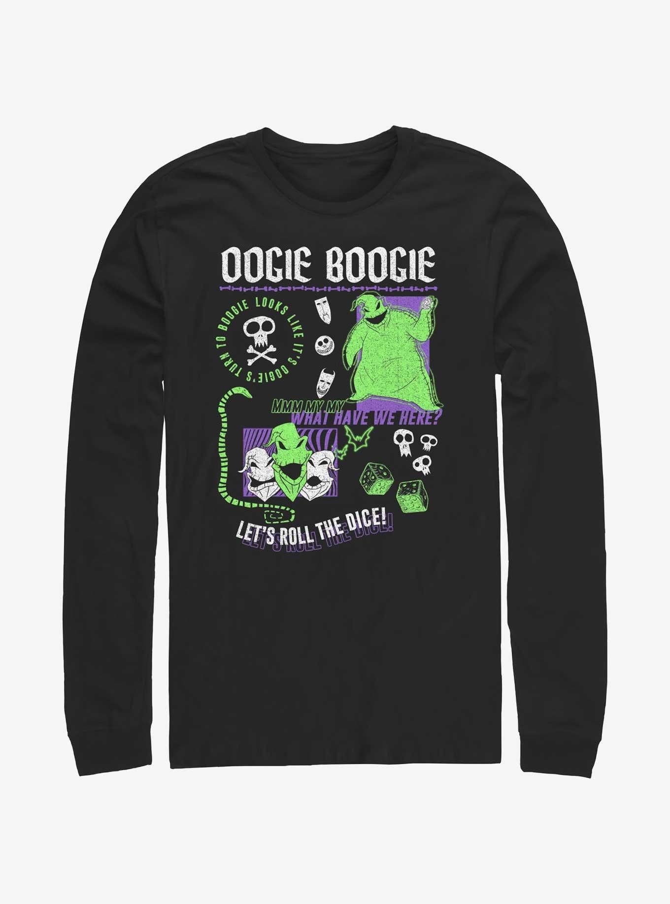 The Nightmare Before Christmas Oogie Boogie Let's Roll The Dice Long-Sleeve T-Shirt T-Shirt | Exclusive Edition | Perfect For Daily Wear