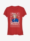The Golden Girls Rose Ugly Christmas Girls T-Shirt T-Shirt | Exclusive Edition | Great Gift Idea