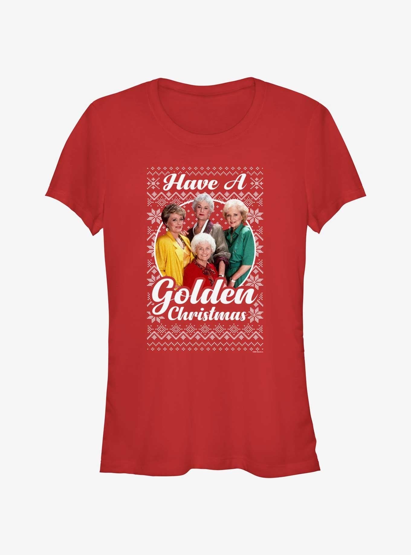 The Golden Girls Golden Ugly Christmas Girls T-Shirt T-Shirt | Trending Design | Great Gift Idea