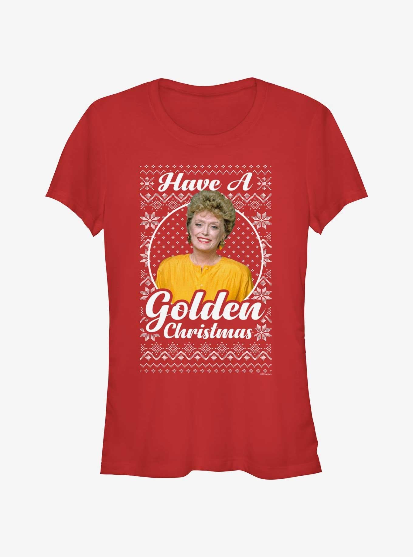 The Golden Girls Blanche Ugly Christmas Girls T-Shirt