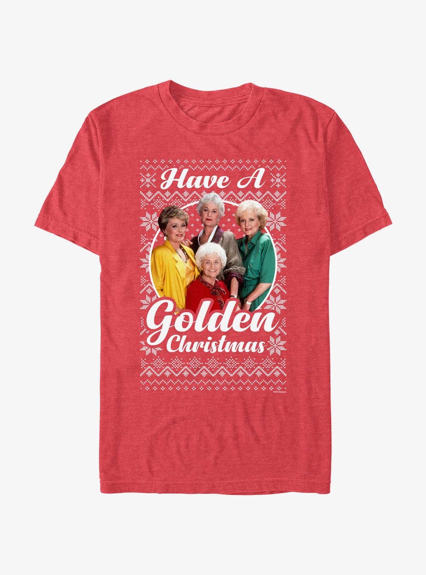 The Golden Girls Golden Ugly Christmas T-Shirt T-Shirt | Fan Favorite Style | Trending Now