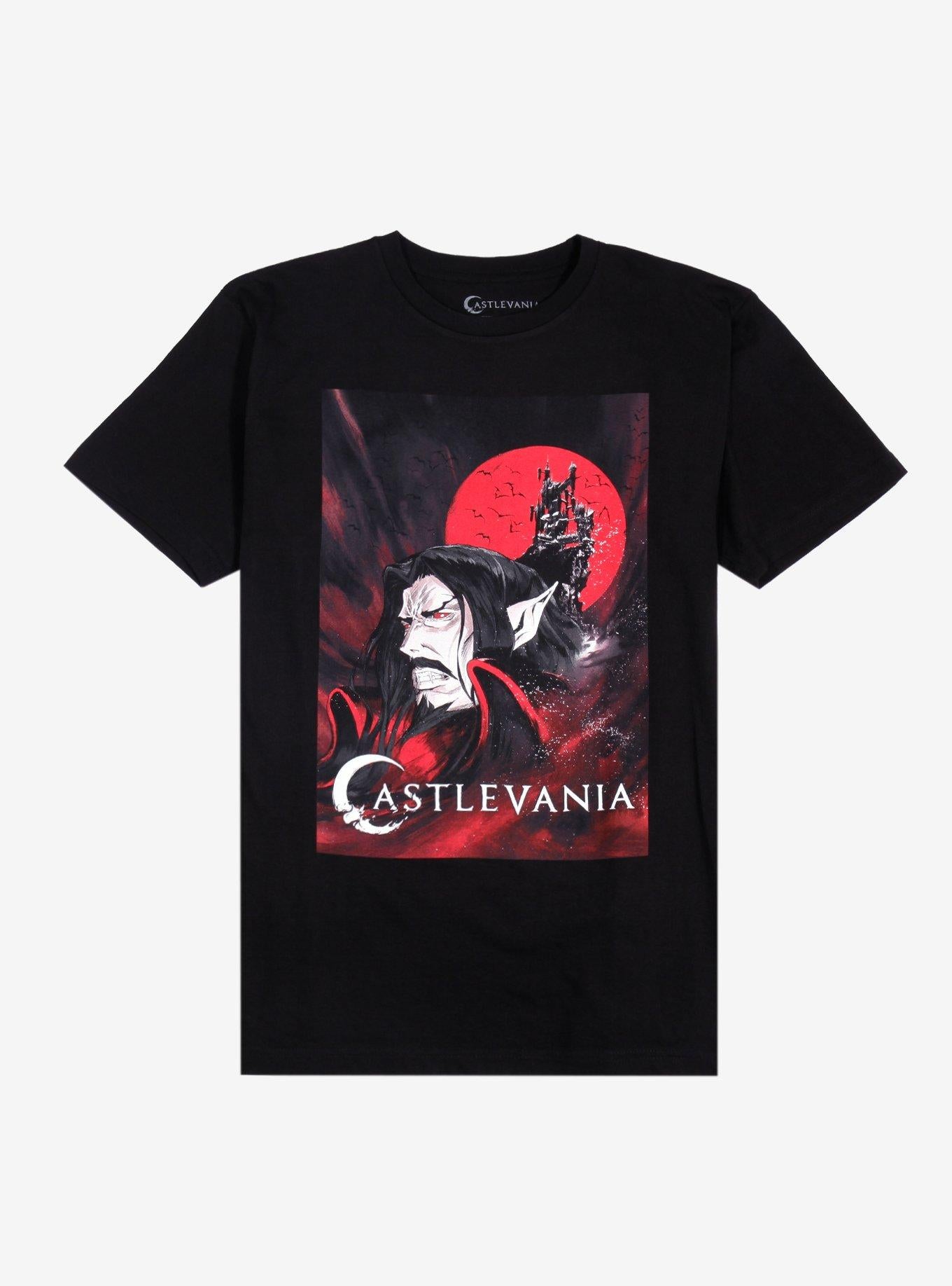Castlevania Dracula Castle TShirt Graphic Tee | Graphic Tee | Unisex Shirt | High-Quality Print