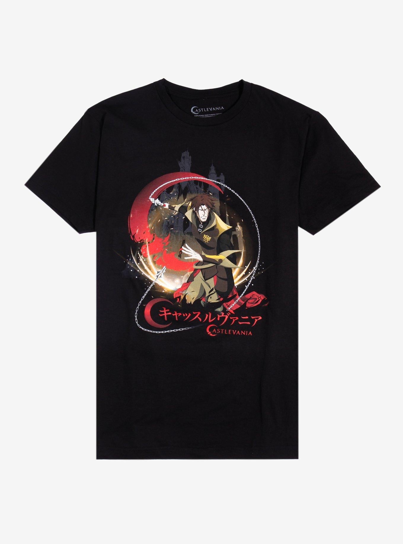 Castlevania Trevor Belmont Chain Whip T-Shirt T-Shirt | Fan Favorite Style | Great Gift Idea