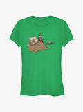 Star Wars The Mandalorian Bantha Christmas Girls T-Shirt T-Shirt | Aesthetic Graphic | Trending Now