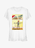 Star Wars The Mandalorian Grogu Christmas Comic Girls T-Shirt T-Shirt | Aesthetic Graphic | Top Pick For Fans