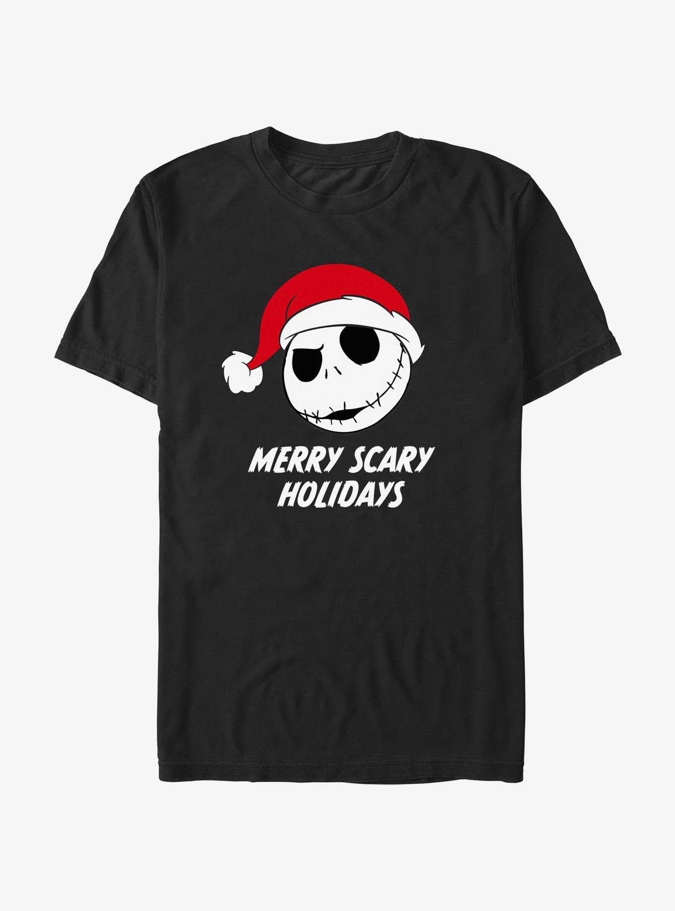 Disney The Nightmare Before Christmas Jack Merry Scary Holidays T-Shirt T-Shirt | Streetwear Vibe | Top Pick For Fans