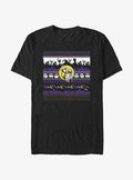 Disney The Nightmare Before Christmas Jack And Sally Ugly Holiday T-Shirt T-Shirt | Viral Style | Top Pick For Fans