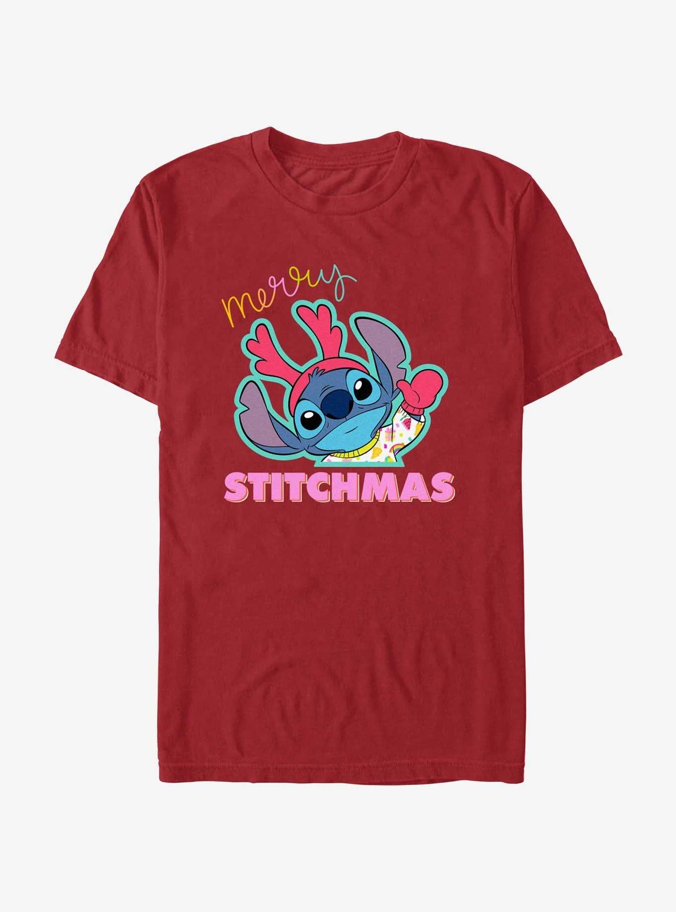 Disney Lilo Stitch Merry Stitchmas T-Shirt T-Shirt | Streetwear Vibe | Great Gift Idea