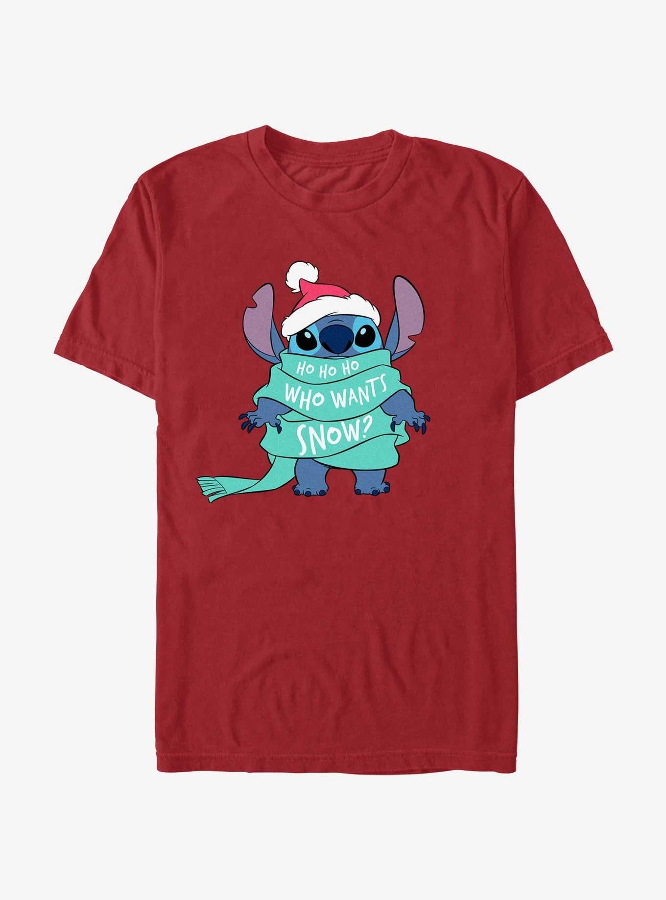 Disney Lilo Stitch Who Wants Snow T-Shirt T-Shirt | Best-Selling Artwork | Must-Have Style