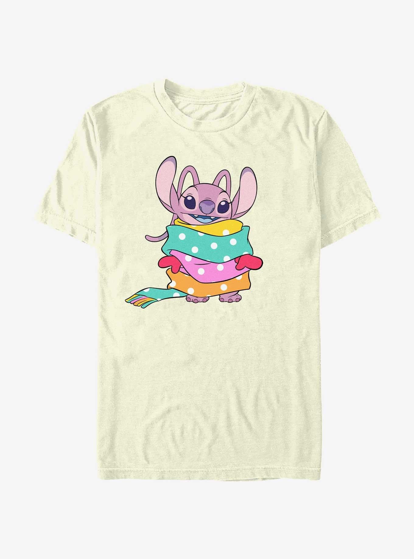 Disney Lilo Stitch Experiment 624 Angel Wrapped In Scarves T-Shirt T-Shirt | Trending Design | Great Gift Idea