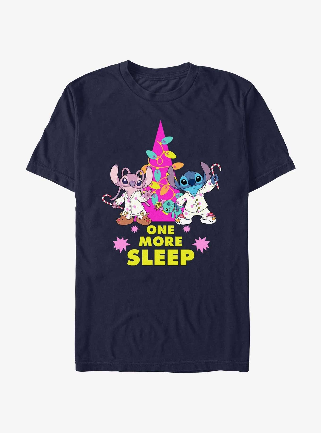 Disney Lilo Stitch One More Sleep T-Shirt T-Shirt | Best-Selling Design | Perfect For Daily Wear