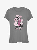 The Nightmare Before Christmas Jack & Sally Misfit Love Hearts Girls T-shirt | Trendy Graphic Tee | Casual Unisex T-shirt