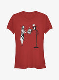 Disney The Nightmare Before Christmas Sally & Jack Sandy Claws Girls T-shirt | Trendy Graphic Tee | Casual Unisex T-shirt
