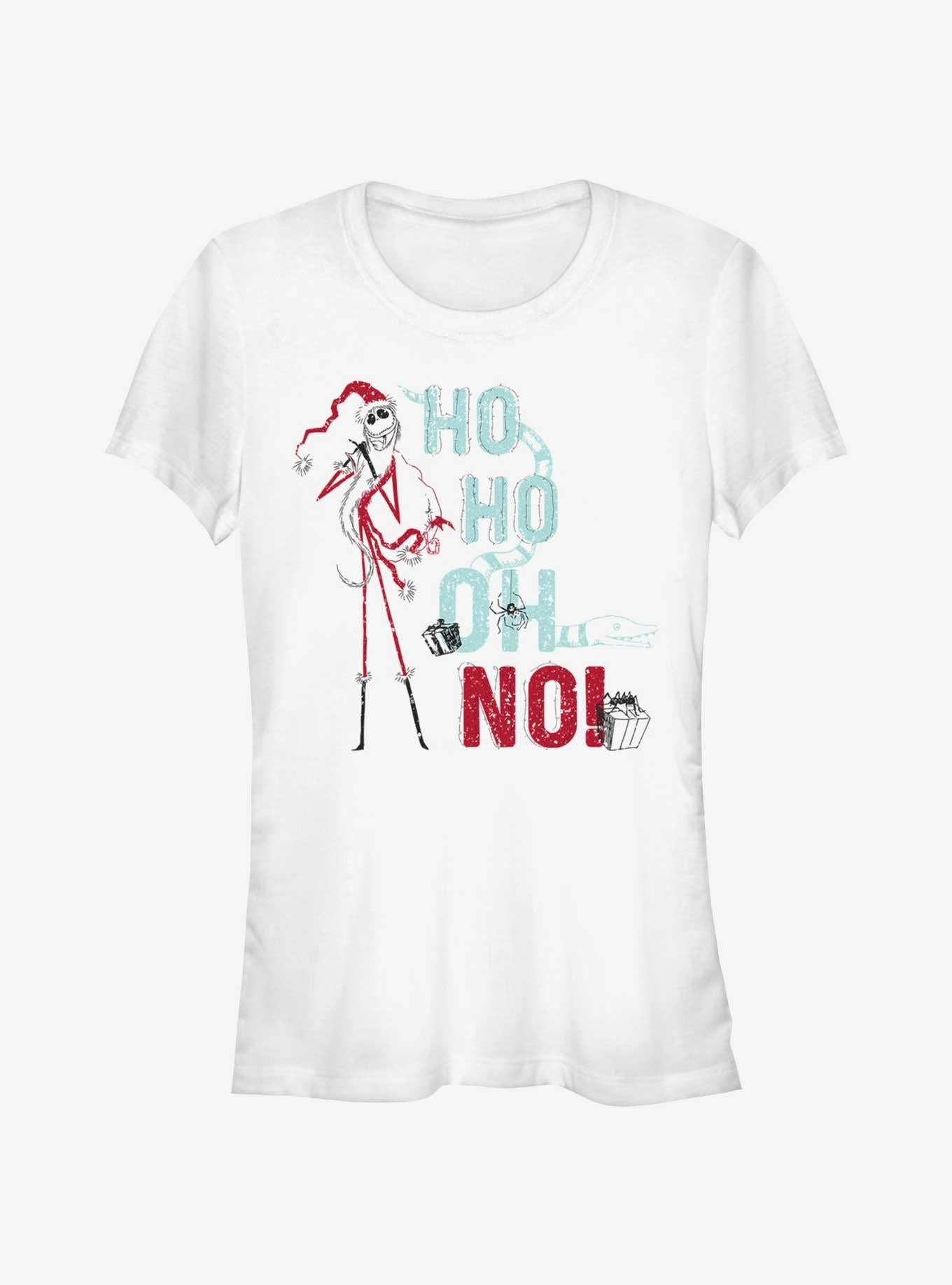 Disney The Nightmare Before Christmas Sandy Jack Ho Ho Oh No Girls T-Shirt
