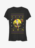 Disney The Nightmare Before Christmas Jack Ugly Holidays Style Girls T-shirt | Trendy Graphic Tee | Casual Unisex T-shirt