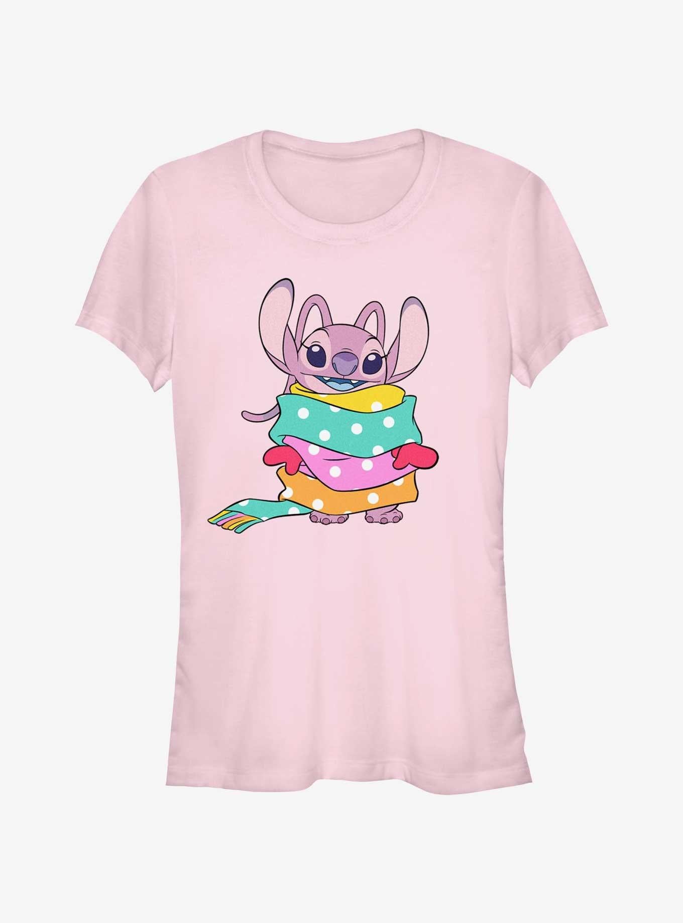 Disney Lilo Stitch Experiment 624 Angel Wrapped In Scarves Girls T-Shirt T-Shirt | Trending Design | High Demand Item