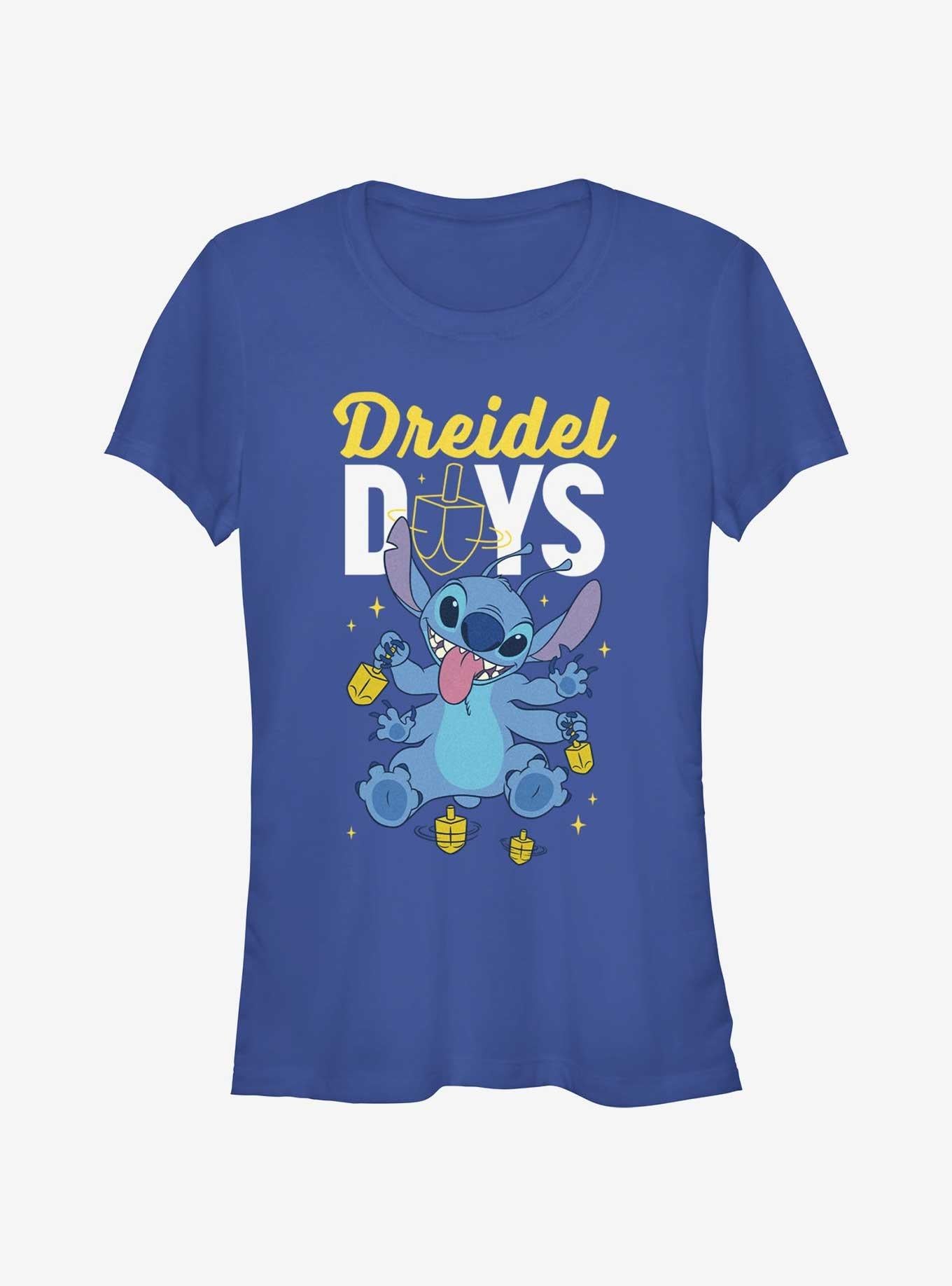 Disney Lilo Stitch Dreidel Days Girls T-Shirt T-Shirt | High-Quality Print | High Demand Item