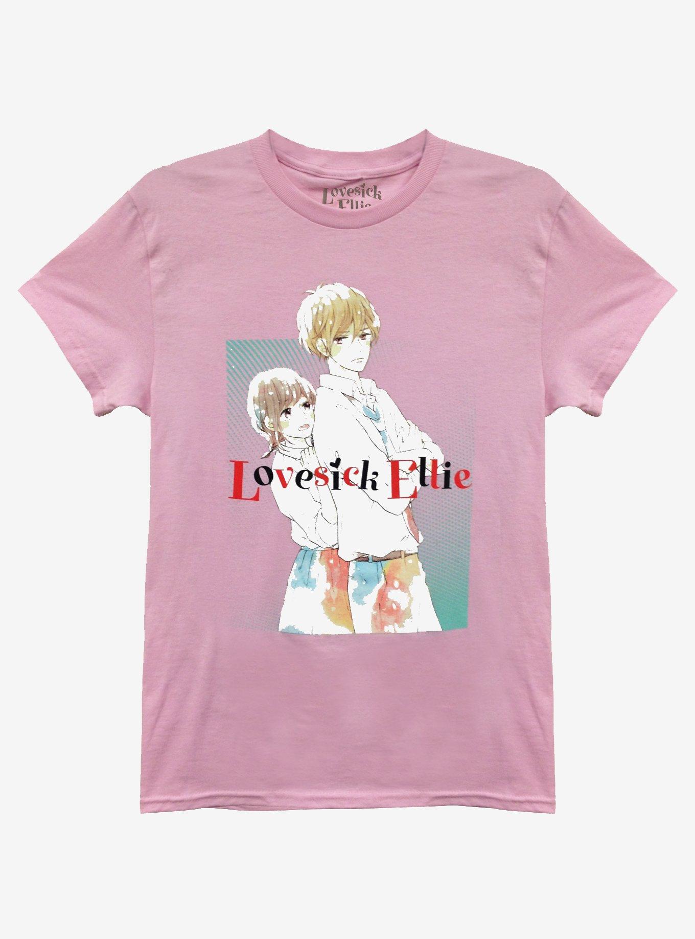 Lovesick Ellie Manga Cover Boyfriend Fit Girls T-Shirt T-Shirt | Exclusive Art Design | High Demand Item