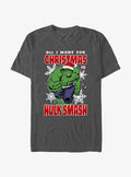 Marvel The Hulk Christmas Hulk Smash T-Shirt T-Shirt | Premium Graphic | Must-Have Style