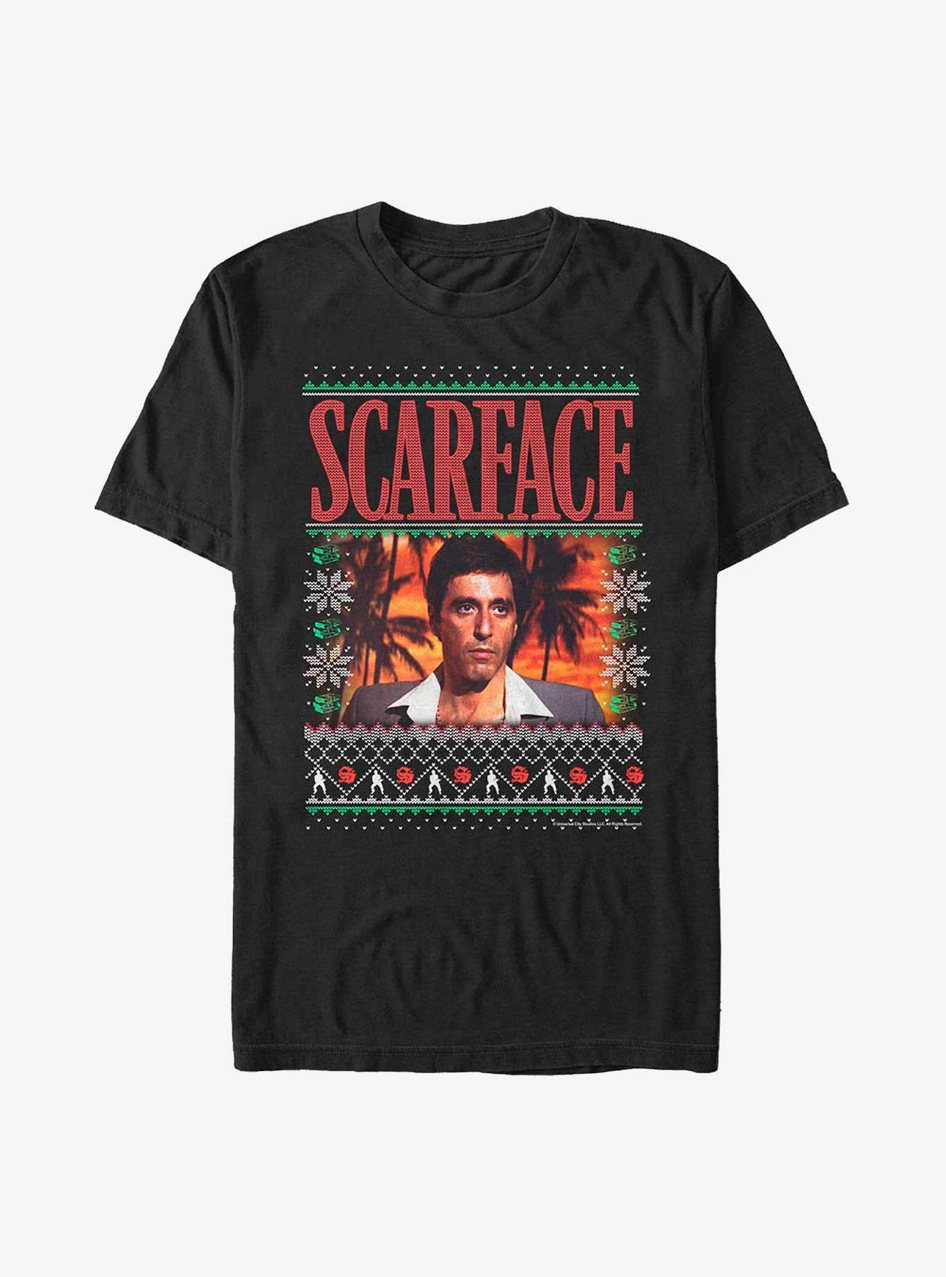 Scarface Tony Montana Ugly Christmas T-Shirt T-Shirt | Trending Streetwear Style | Must-Have Style
