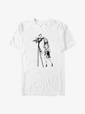 Disney The Nightmare Before Christmas Jack and Sally Big Tall T-Shirt T-Shirt | Best-Selling Artwork | Top Pick For Fans