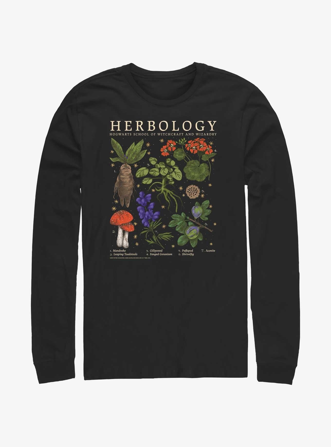 Harry Potter Herbology Long-Sleeve T-Shirt T-Shirt | Streetwear Vibe | Perfect For Daily Wear