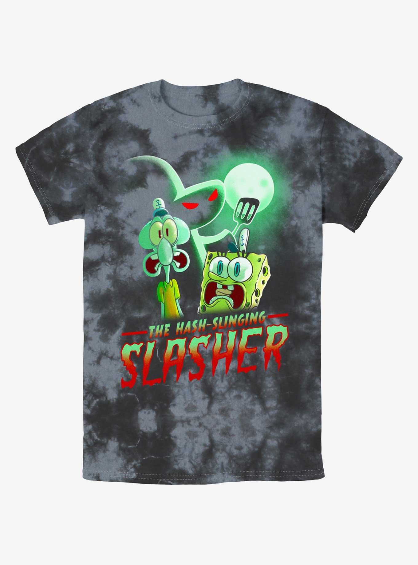 SpongeBob SquarePants Hash Slinging Slasher Tie-Dye T-Shirt | Premium Unisex T-Shirt, Trending Graphic Tee