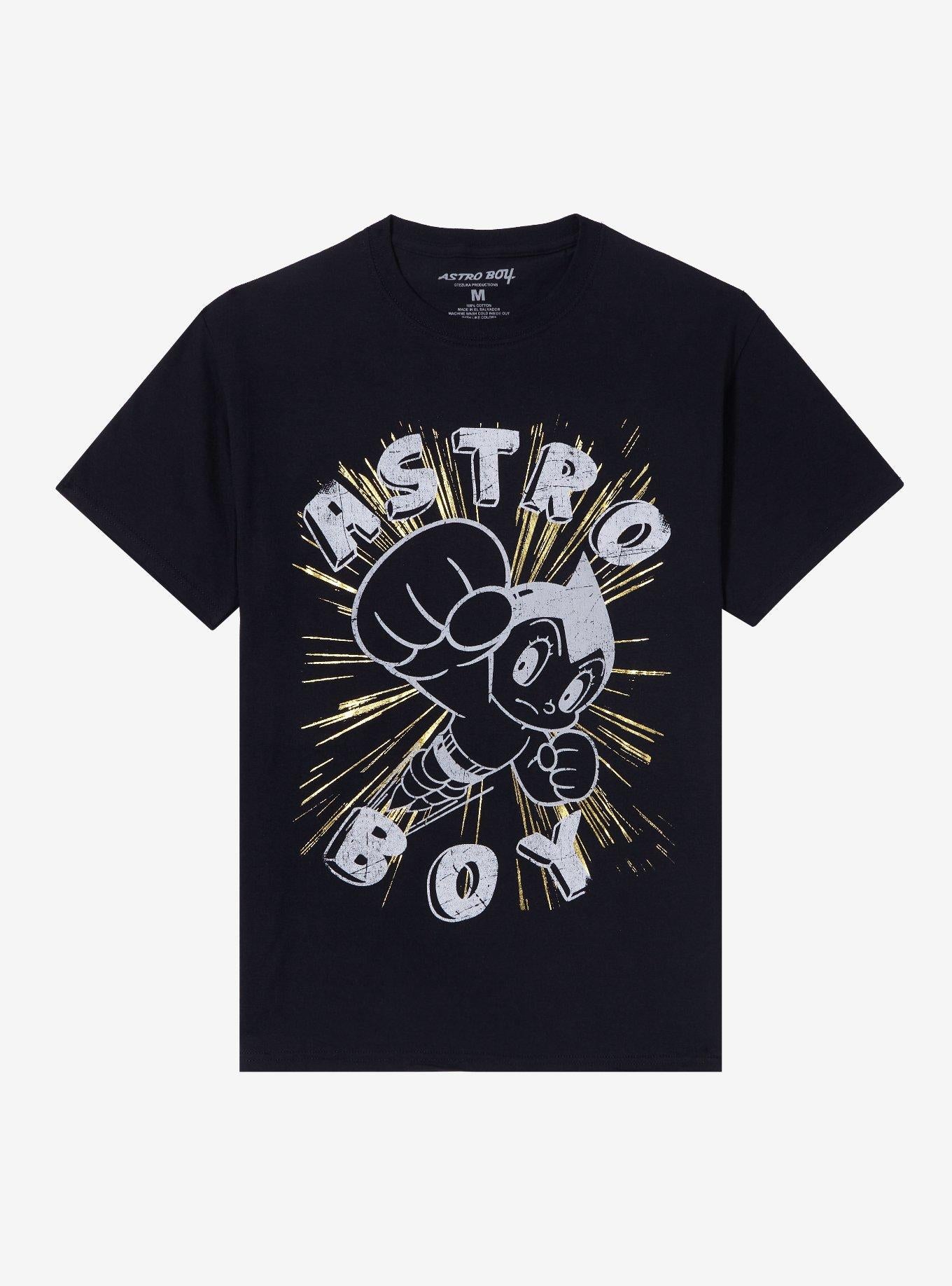 Astro Boy Gold Foil TShirt Graphic Tee | Graphic Tee | Unisex Shirt | Perfect Gift For Fans