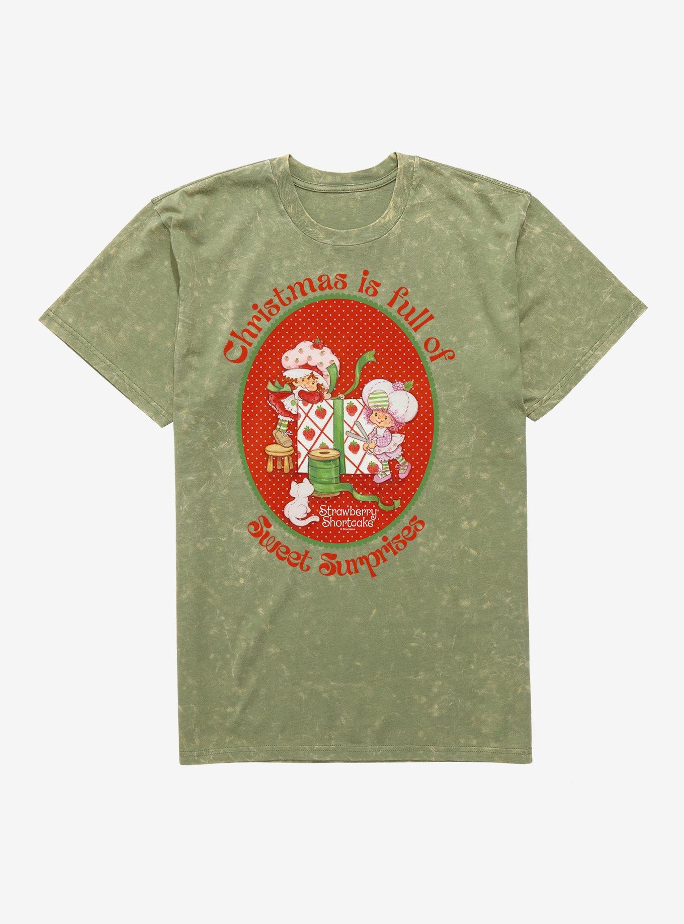 Strawberry Shortcake Christmas Sweet Surprises Mineral Wash T-Shirt T-Shirt | Premium Graphic | Trending Now