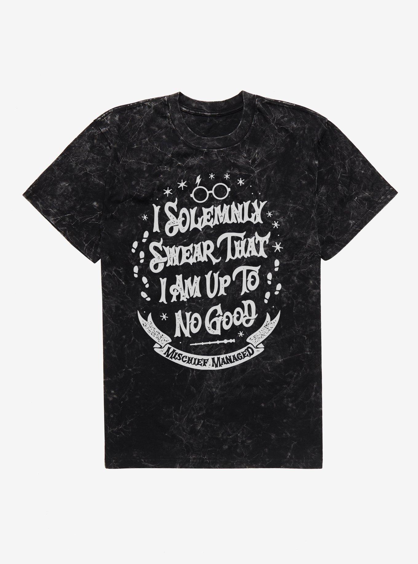 Harry Potter I Solemnly Swear Mineral Wash T-Shirt T-Shirt | Viral Style | Great Gift Idea