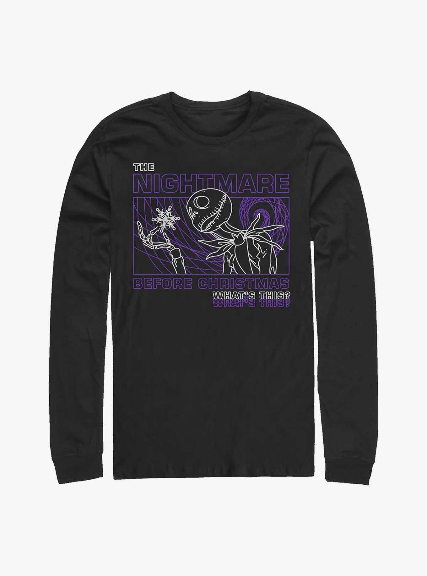 Disney The Nightmare Before Christmas Jack What Is This Long-Sleeve T-Shirt T-Shirt | High-Quality Print | High Demand Item