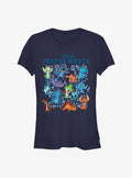 Disney Lilo Stitch Experiments Girls T-Shirt T-Shirt | Trending Streetwear Style | Trending Now