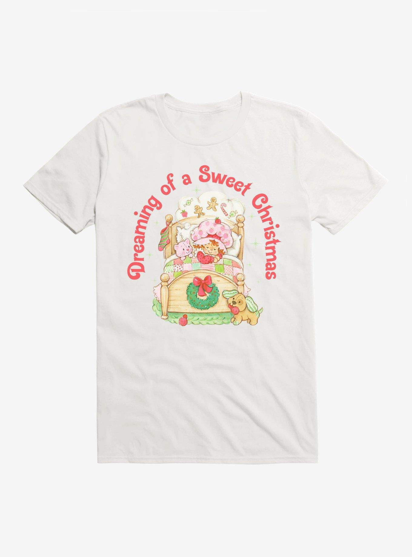 Strawberry Shortcake Dreaming Of A Sweet Christmas T-Shirt T-Shirt | Trending Design | Perfect For Daily Wear