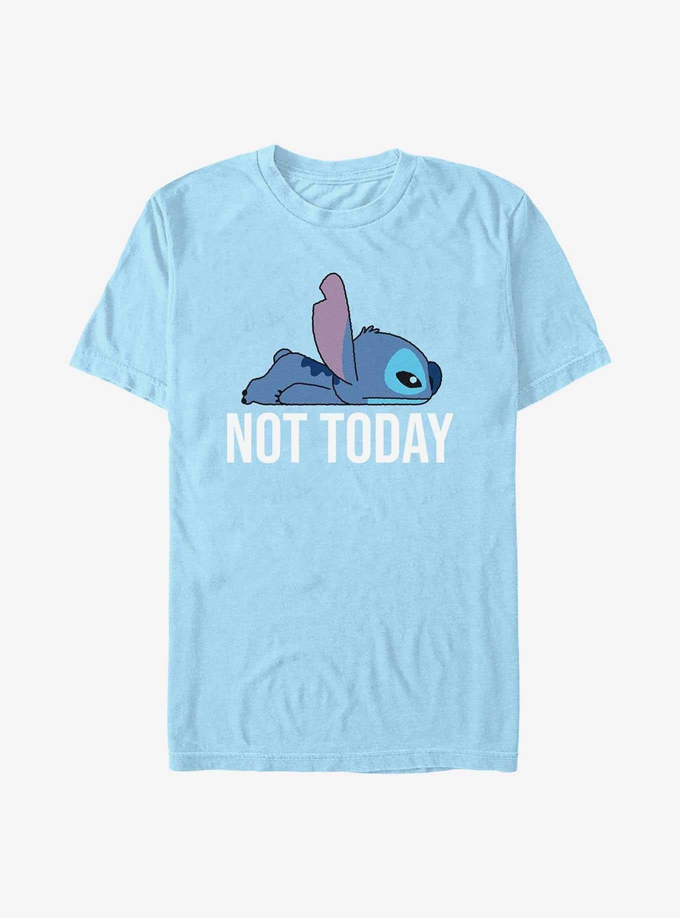Disney Lilo Stitch Not Today Extra Soft T-Shirt T-Shirt | Fan Favorite Style | Top Pick For Fans