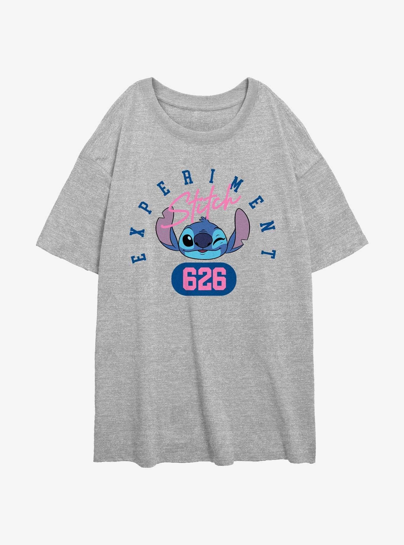 Disney Lilo Stitch Experiment 626 Girls Oversized T-Shirt T-Shirt | High-Quality Print | Trending Now