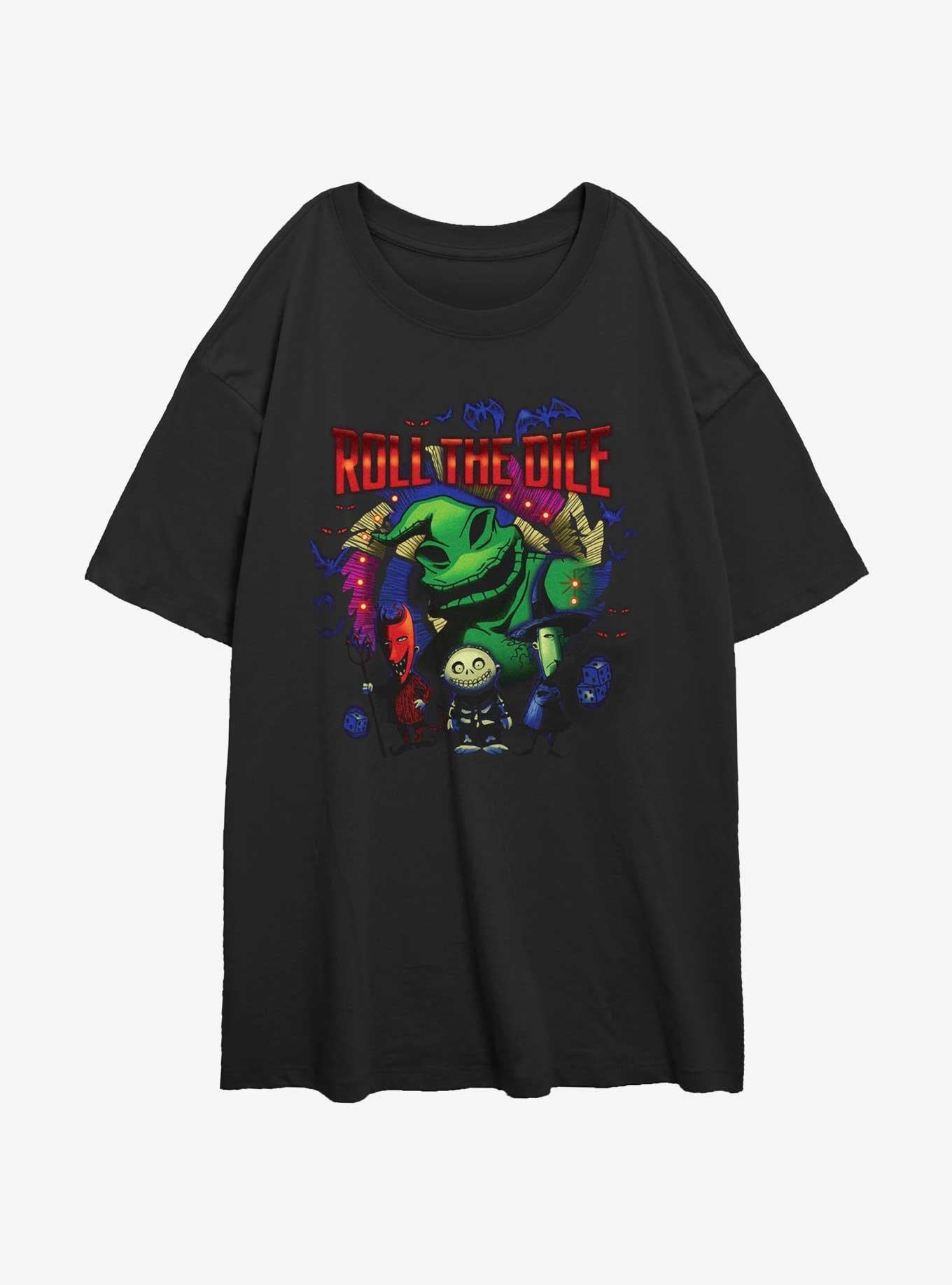 The Nightmare Before Christmas Oogie Dice Girls Oversized T-Shirt T-Shirt | Trending Design | Perfect For Daily Wear