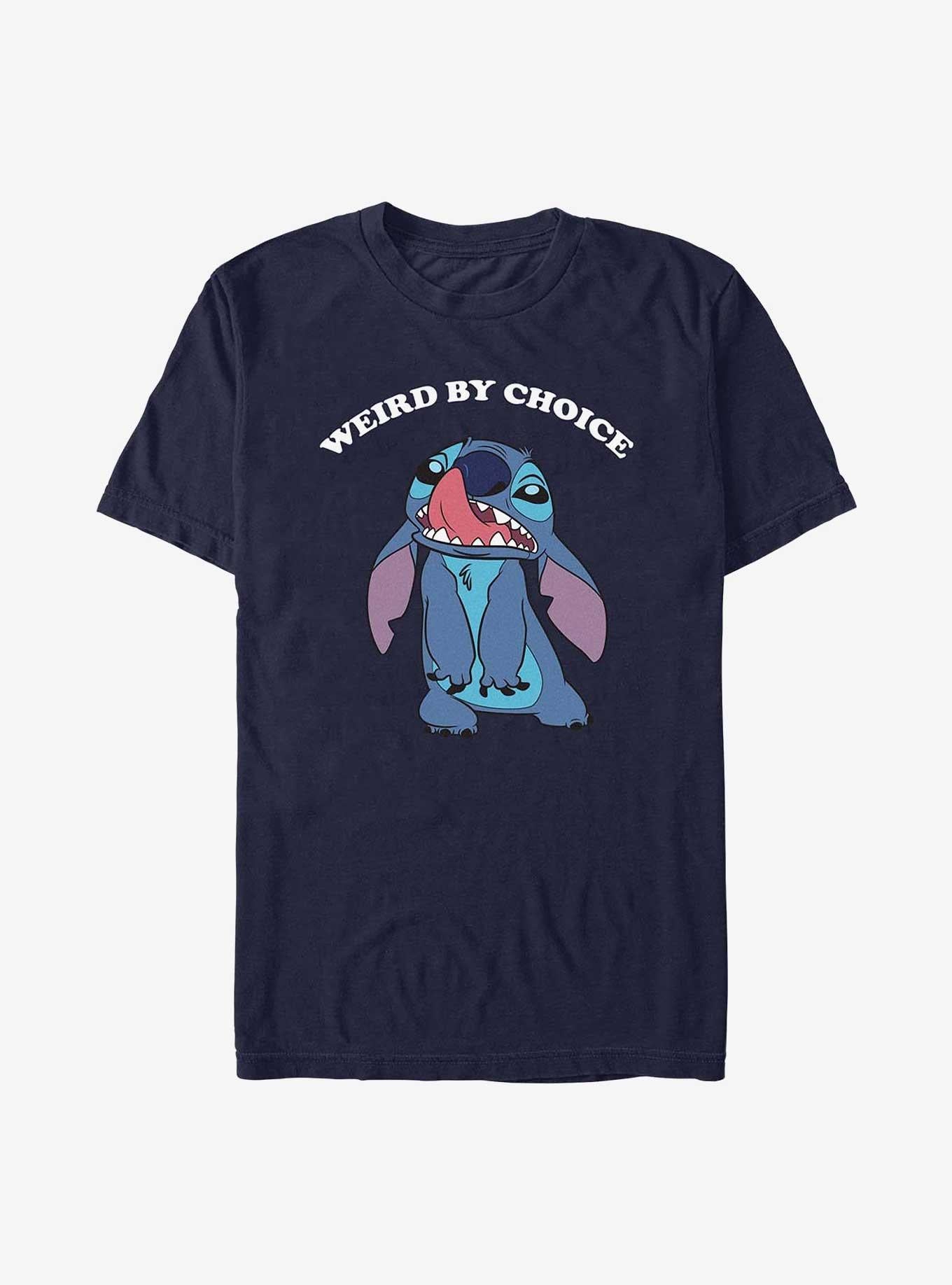Disney Lilo Stitch Weird By Choice T-Shirt T-Shirt | Vintage Graphic Vibe | Trending Now