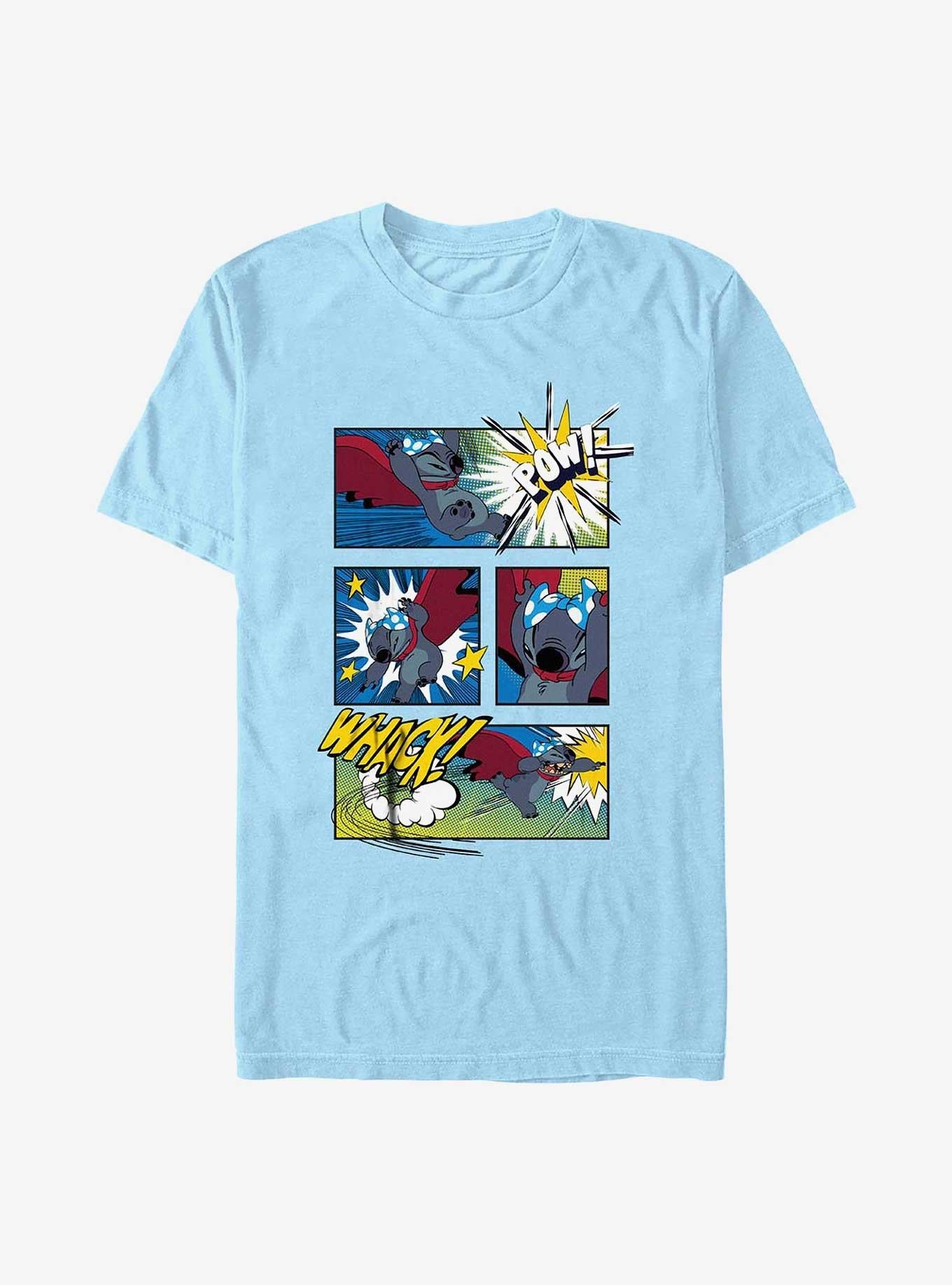 Disney Lilo Stitch Super Stitch Action Panels T-Shirt T-Shirt | Vintage Graphic Vibe | Perfect For Daily Wear