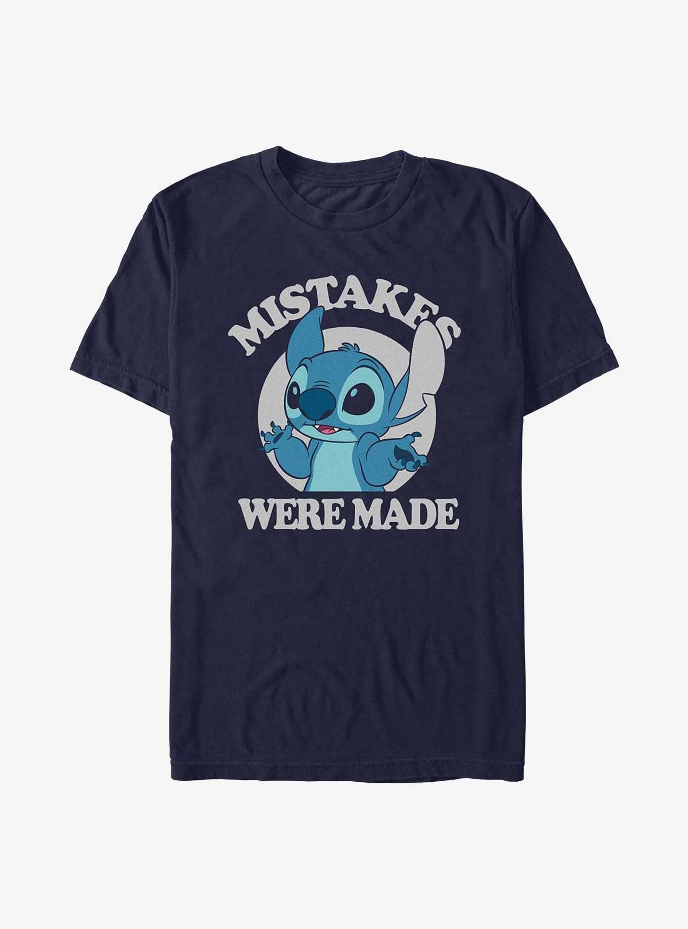 Disney Lilo Stitch Mistakes Were Made T-Shirt T-Shirt | Top Trending Artwork | Perfect For Daily Wear