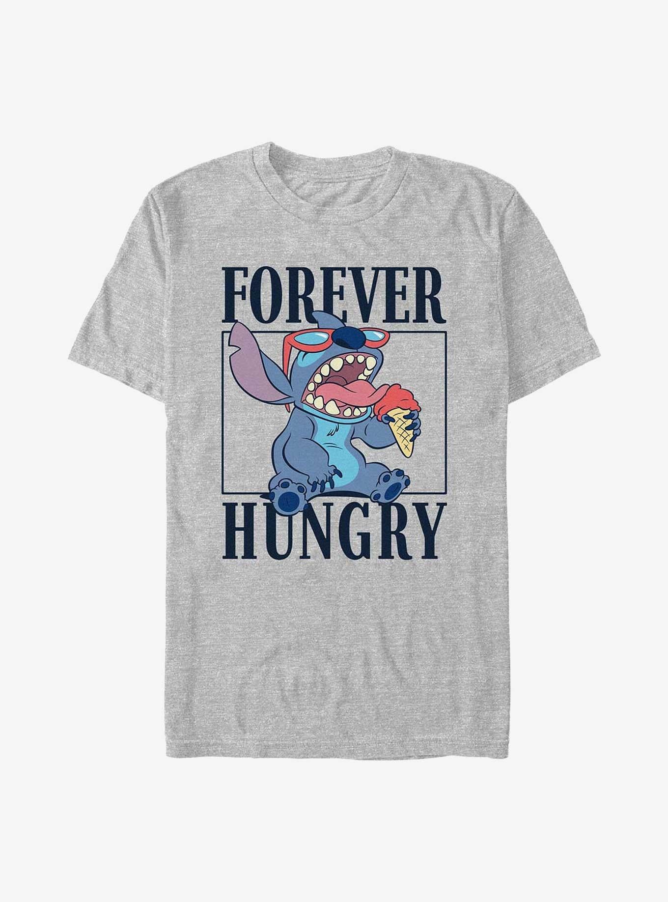 Disney Lilo Stitch Forever Hungry T-Shirt T-Shirt | Premium Graphic | Perfect For Daily Wear