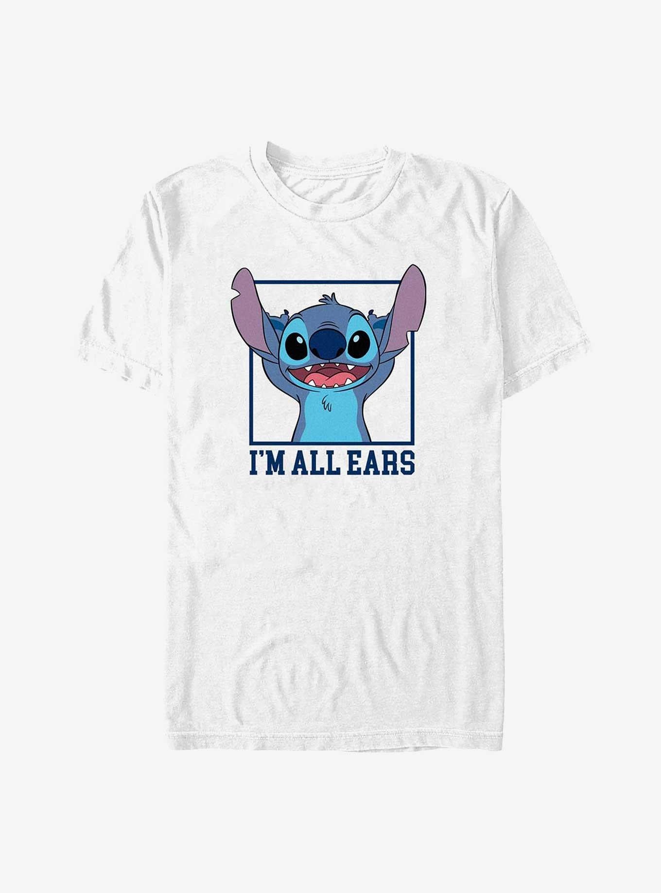Disney Lilo Stitch All Ears Stitch T-Shirt T-Shirt | Vintage Graphic Vibe | Perfect For Daily Wear