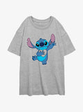 Disney Lilo Stitch Ohana Heart Girls Oversized T-Shirt T-Shirt | Best-Selling Design | Must-Have Style